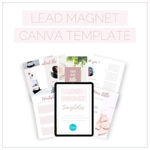 Lead Magnet Canva Template Blush